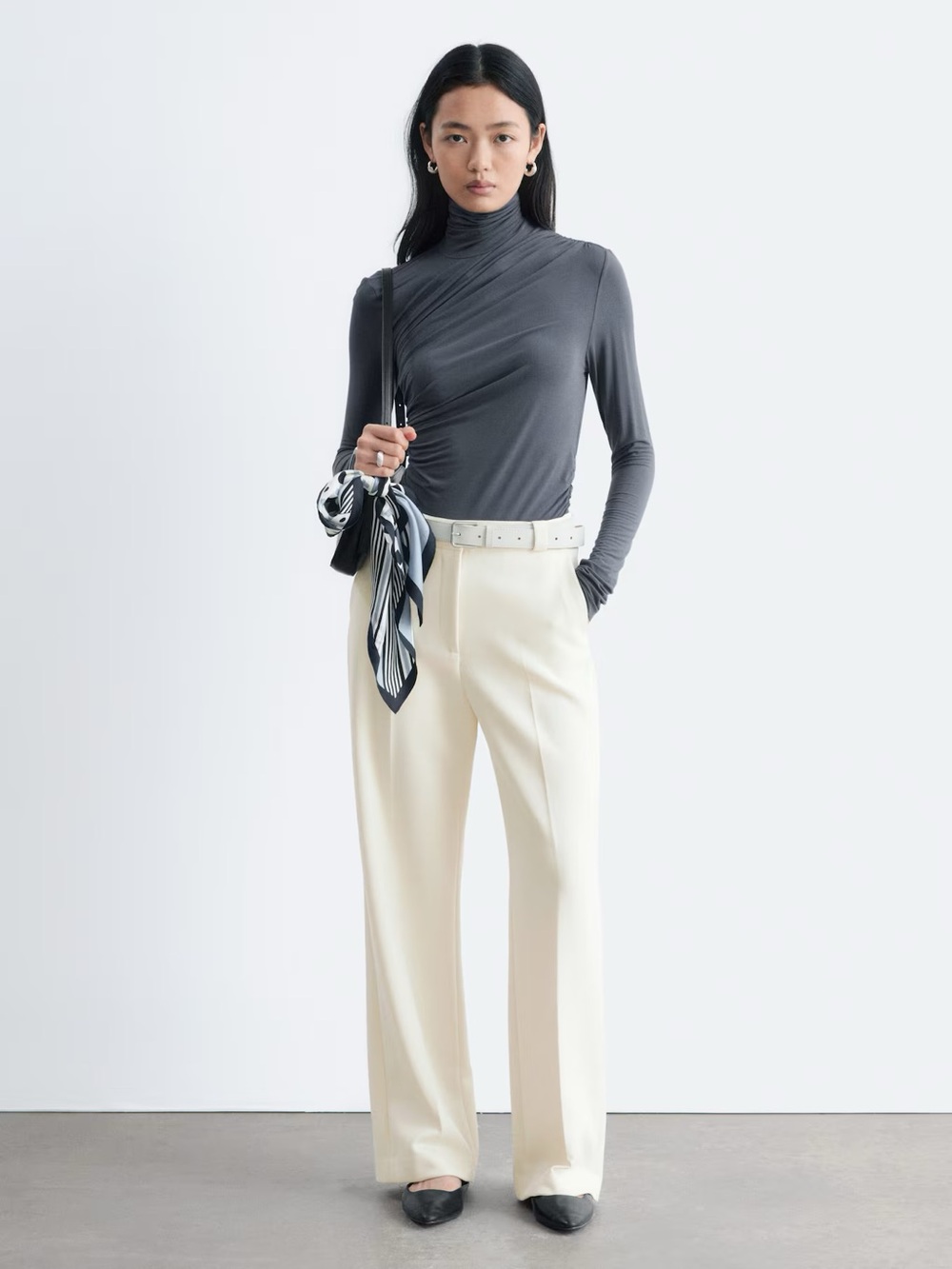 &Other stories STRAIGHT PRESS-CREASE TROUSERS